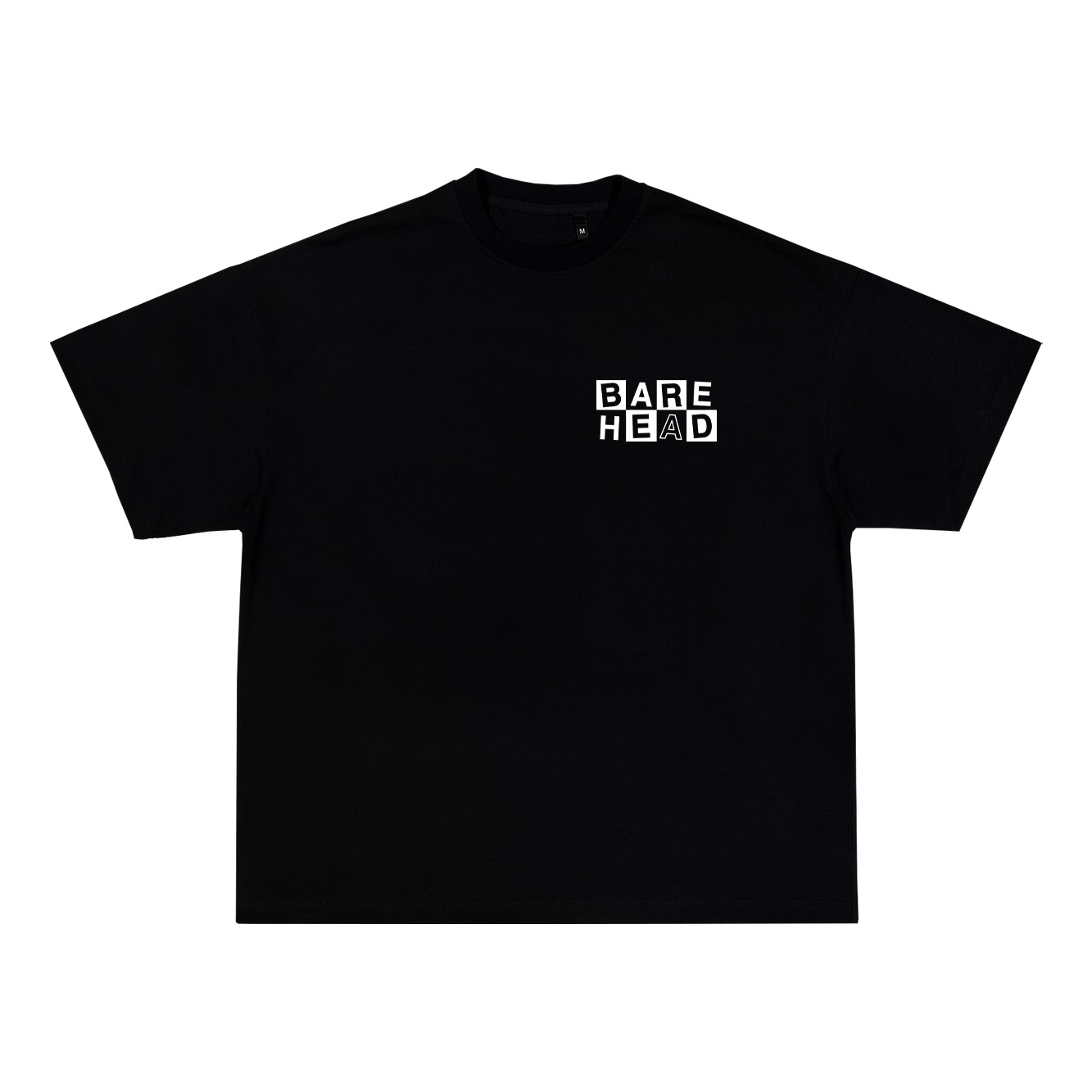 BAREHEAD™ - OVERSIZE TEE BLACK
